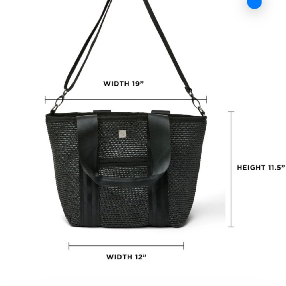 NWT Think Royln Black Tote Bag - Picture 3 of 16